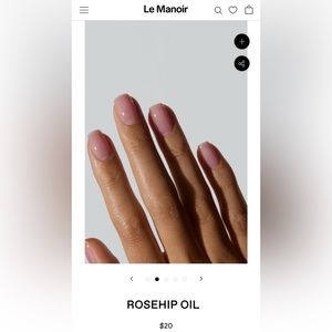 New in Bottle - Rosehip Oil - Gelcare Le Manoir Gel Polish